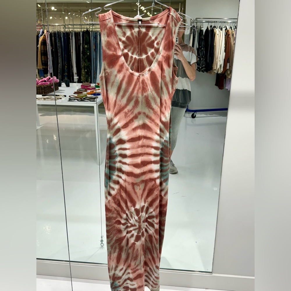 Brand New, Never Been Worn YFB Silas Maxi dress in Deep Rust Venus Wash - Picture 5 of 5